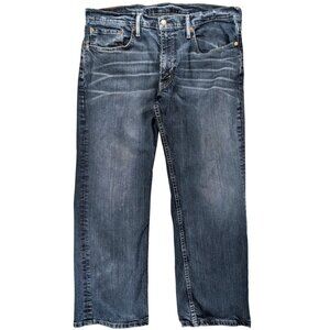 Levi's Men's 569 36x30 Medium Wash Straight Leg Relaxed Fit Jeans